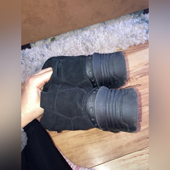 Blizzard Winter boots size 11 black leather and man made upper waterproof - Picture 4 of 9